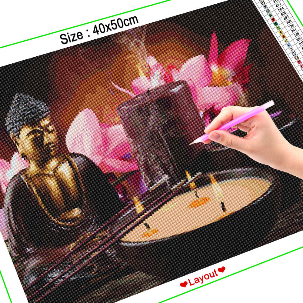 5D DIY Buddha Candle Design