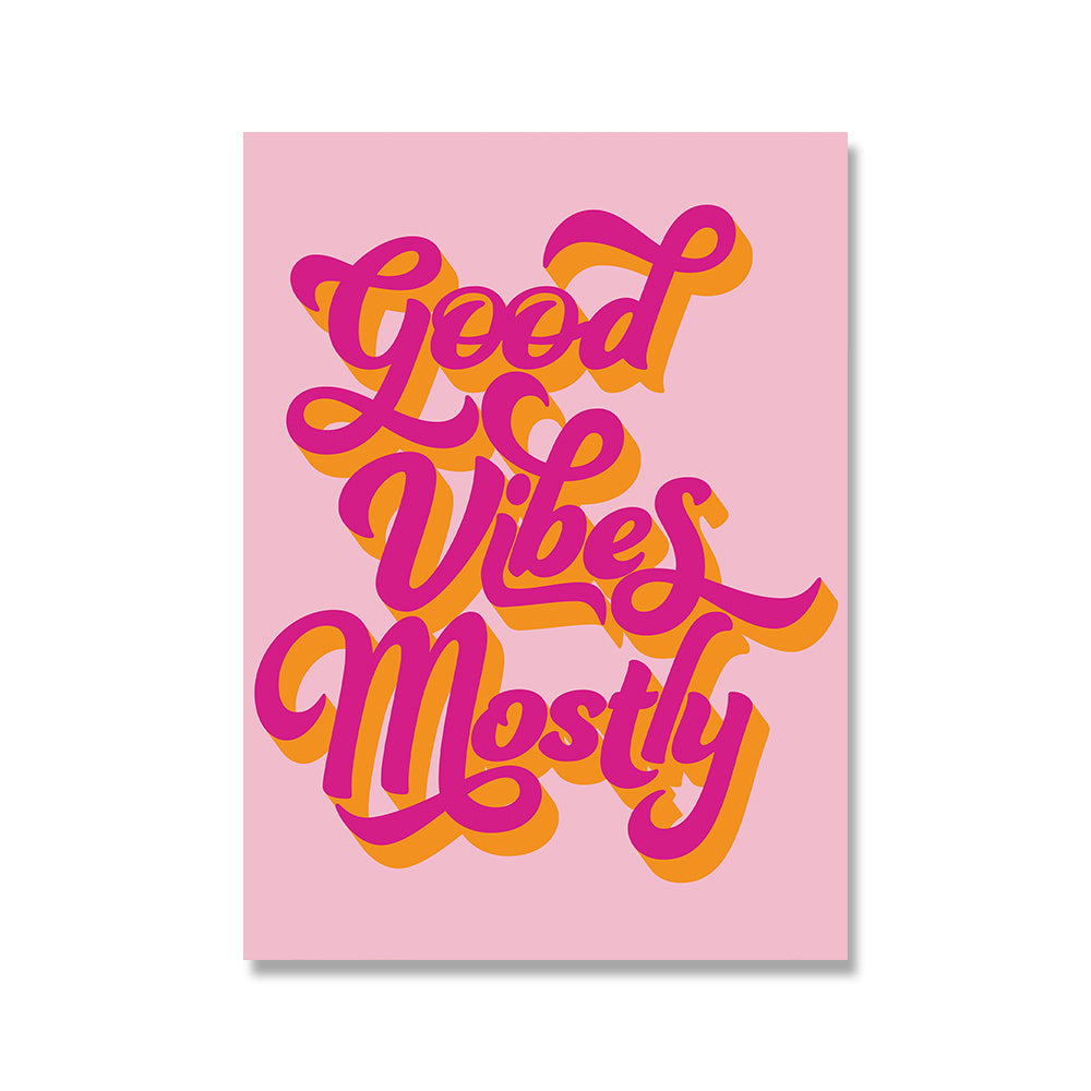 Inspirational canvas wall art