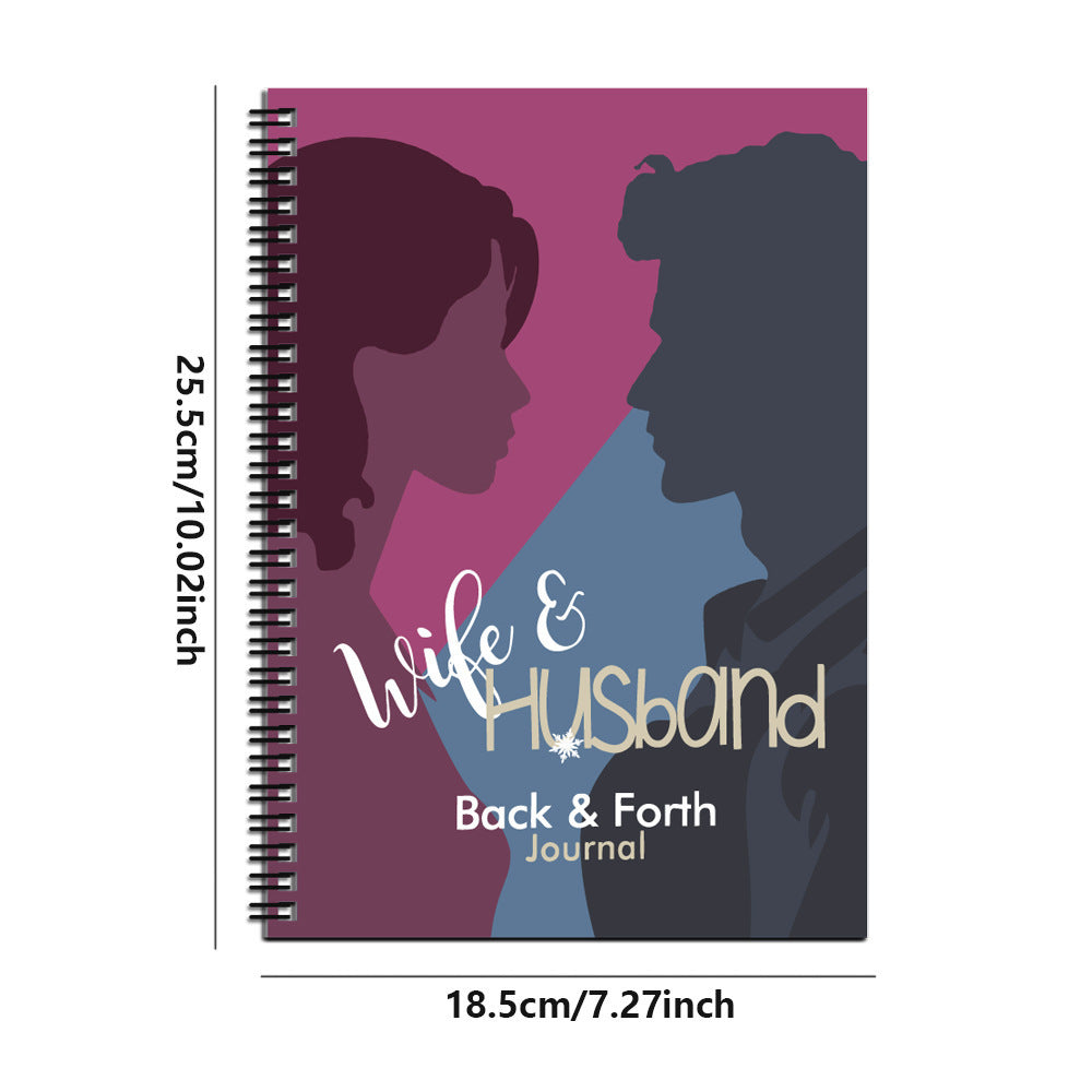 Couples back & forth Journal Notebook