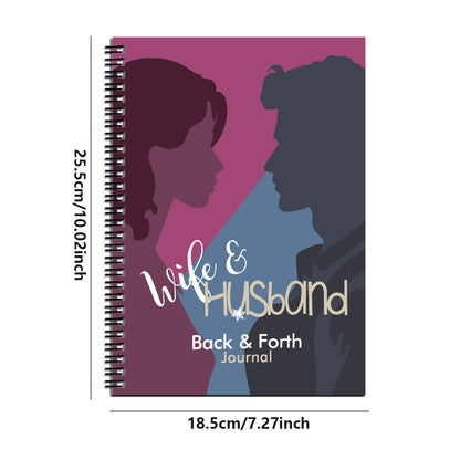 Couples back & forth Journal Notebook