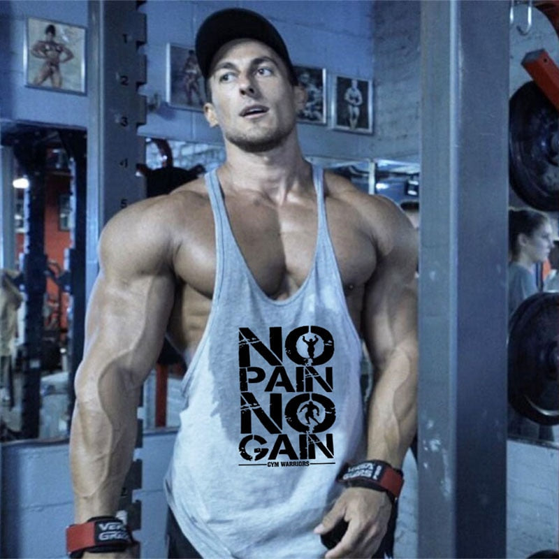 NO PAIN NO GAIN - Bodybuilding vest