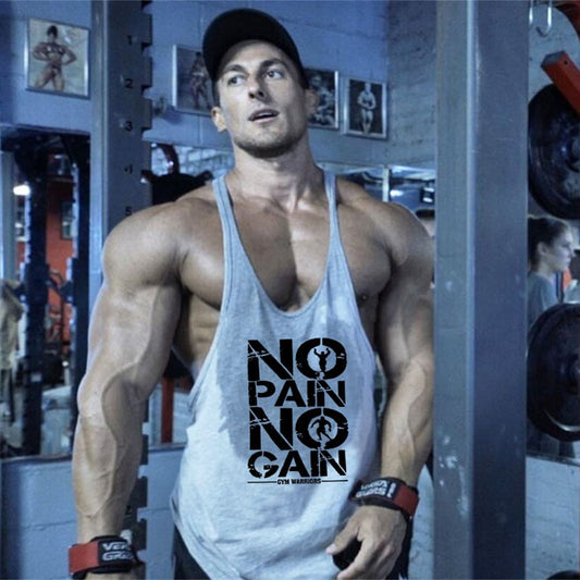 NO PAIN NO GAIN - Bodybuilding vest