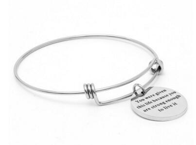 You Were Given This Life Because You Are Strong Enough To Live It Bracelet