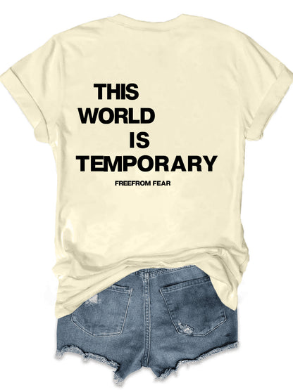 This world is temporary