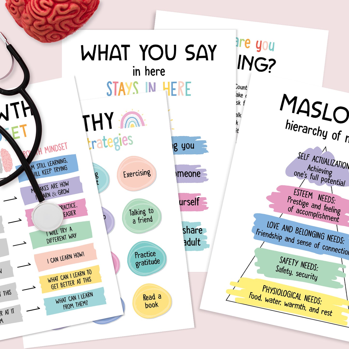 12 Mental health posters