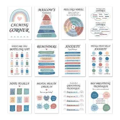 12 Mental health posters