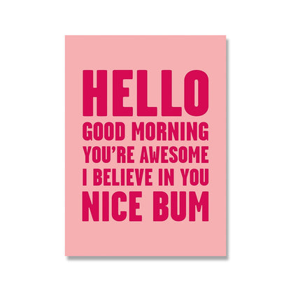 Inspirational canvas wall art