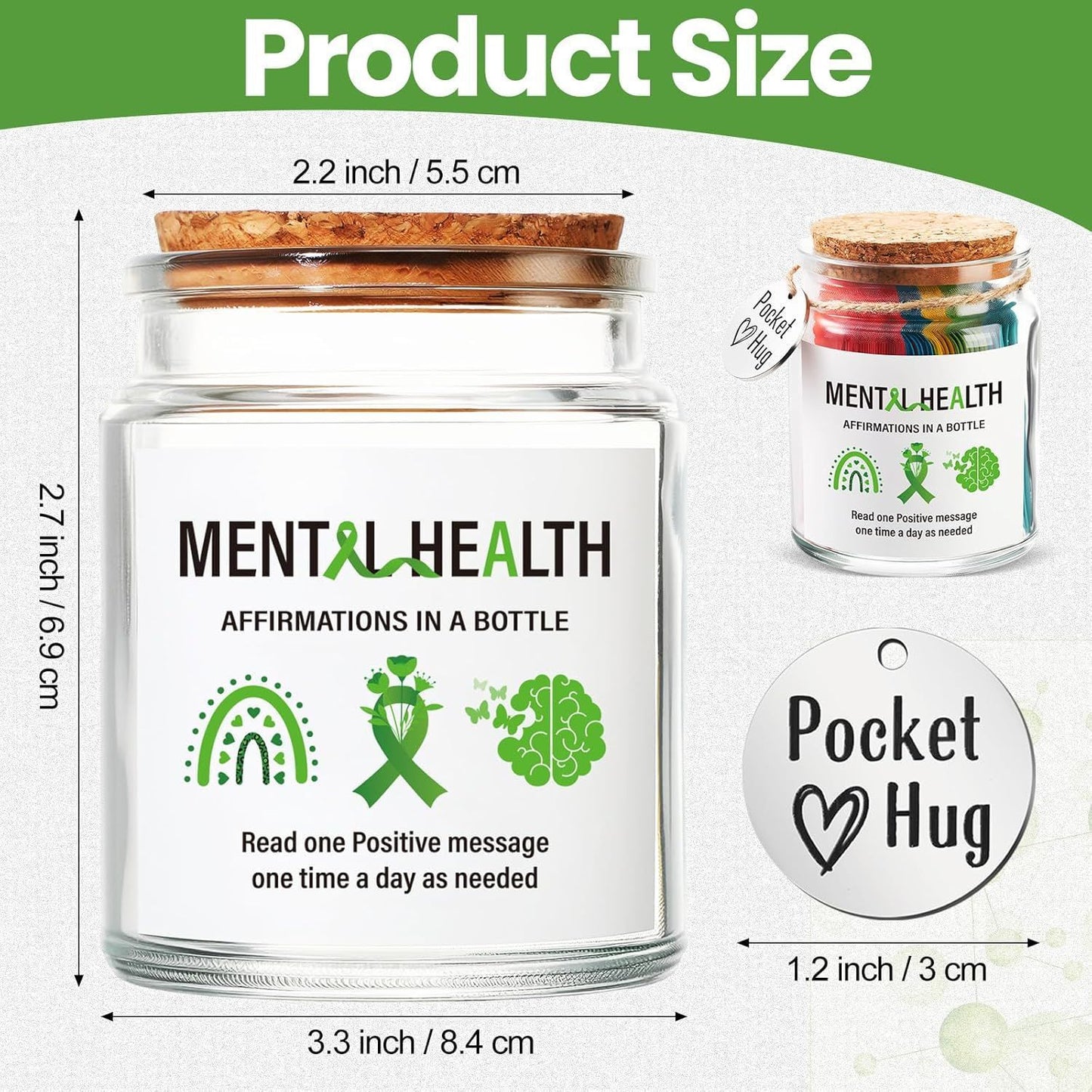 90 Mental Health Affirmation Messages Jar