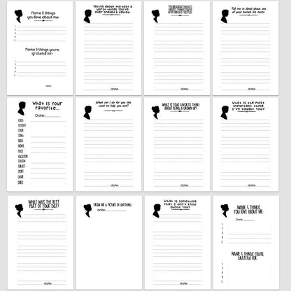 Couples back & forth Journal Notebook